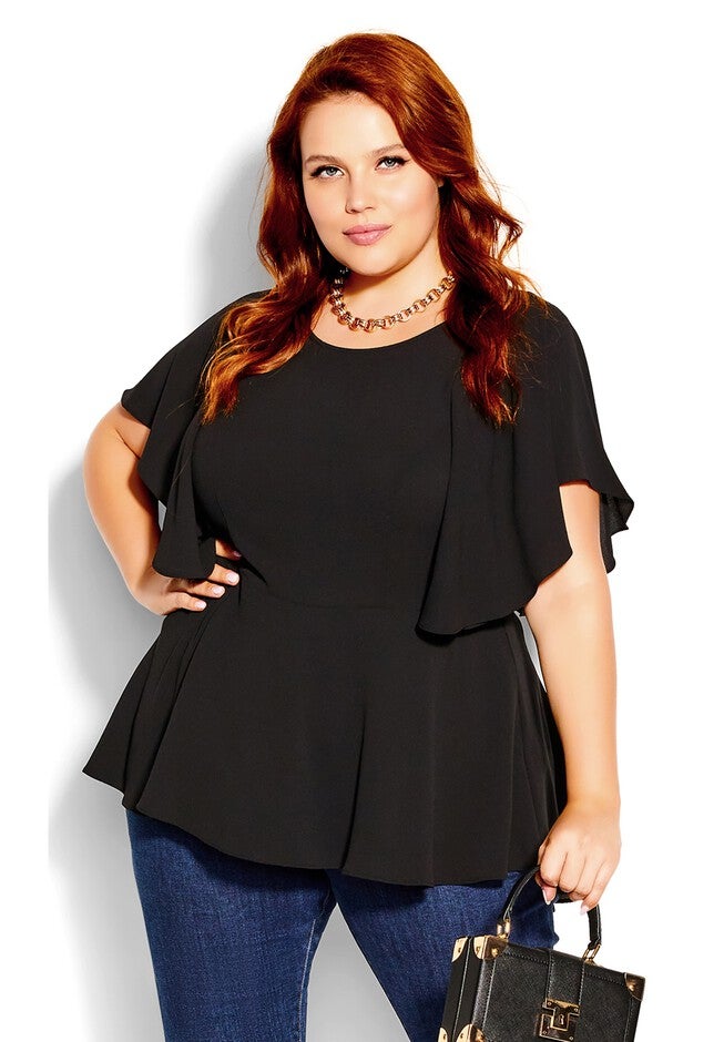 Romantic Mood Top - black, BLACK, hi-res image number 0