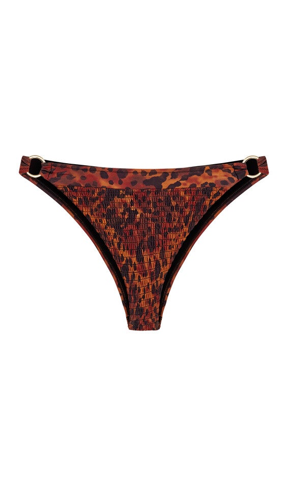 Vibeka Print Bikini Pant - leopard, BROWN, alternate image number 4