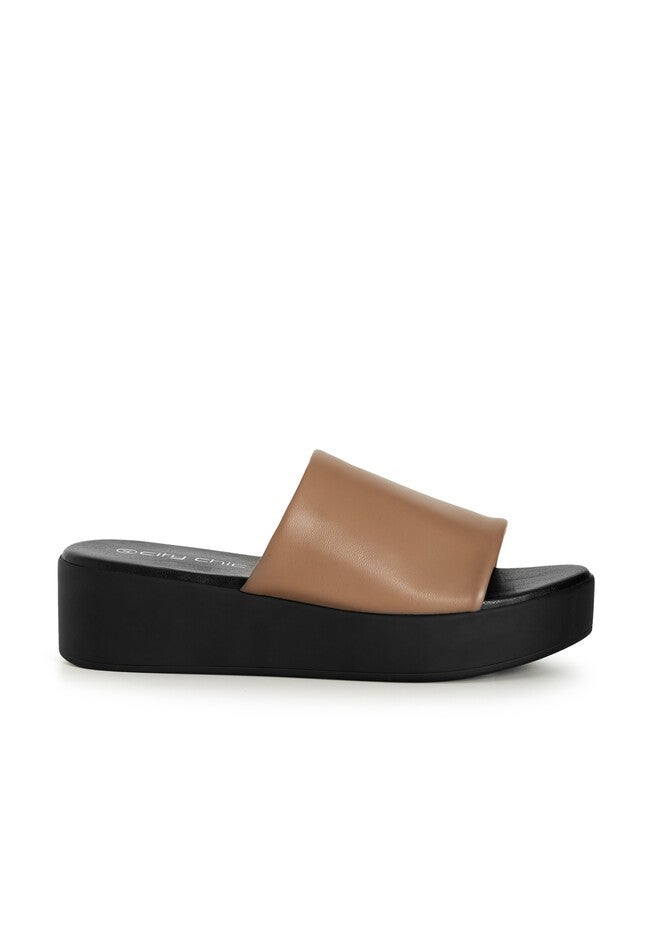 WIDE FIT Luna Flatform - beige, NEUTRAL, on-hover image number 1