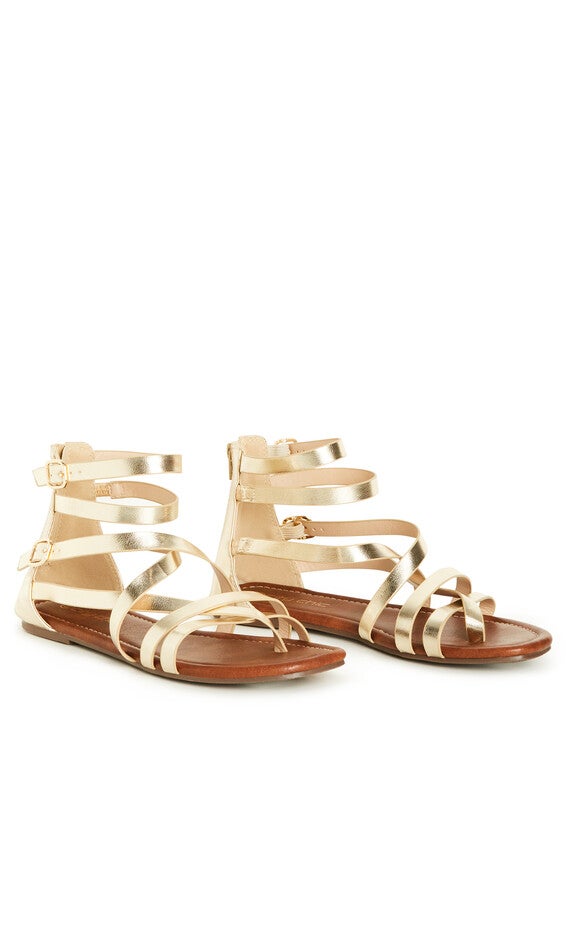 WIDE FIT Ios Sandal - gold, YELLOW, alternate image number 5