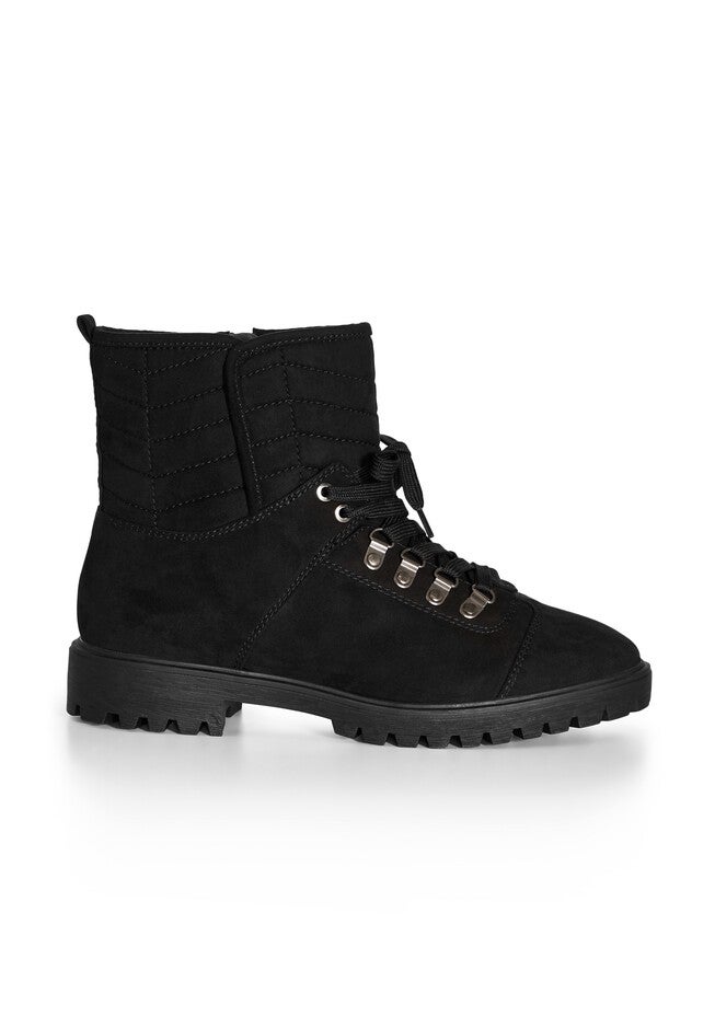 Jackie Lace Up Ankle Boot, BLACK, alternate image number null