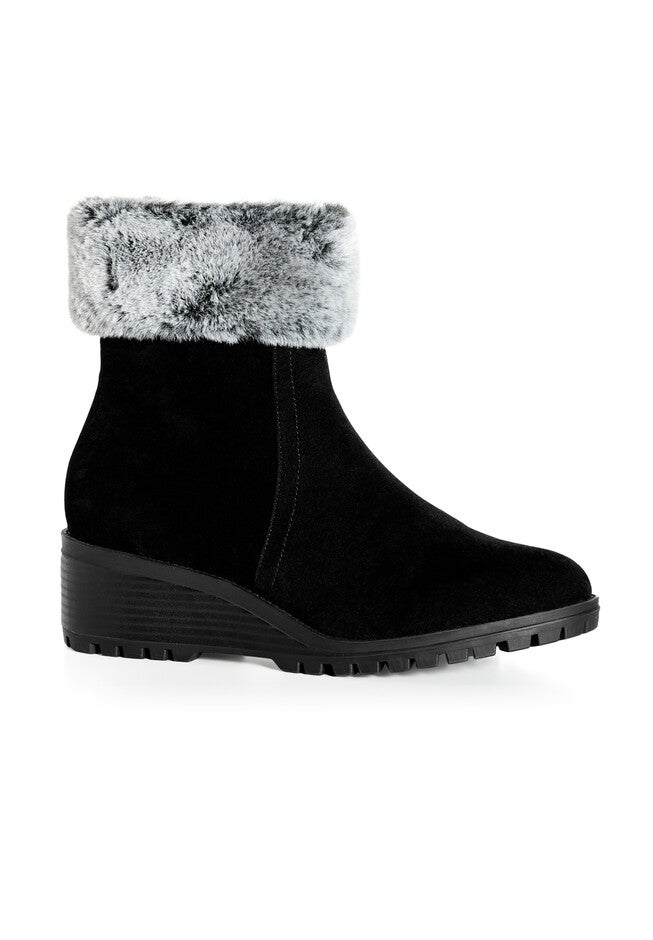Callie Ankle Wedge, BLACK, on-hover image number null
