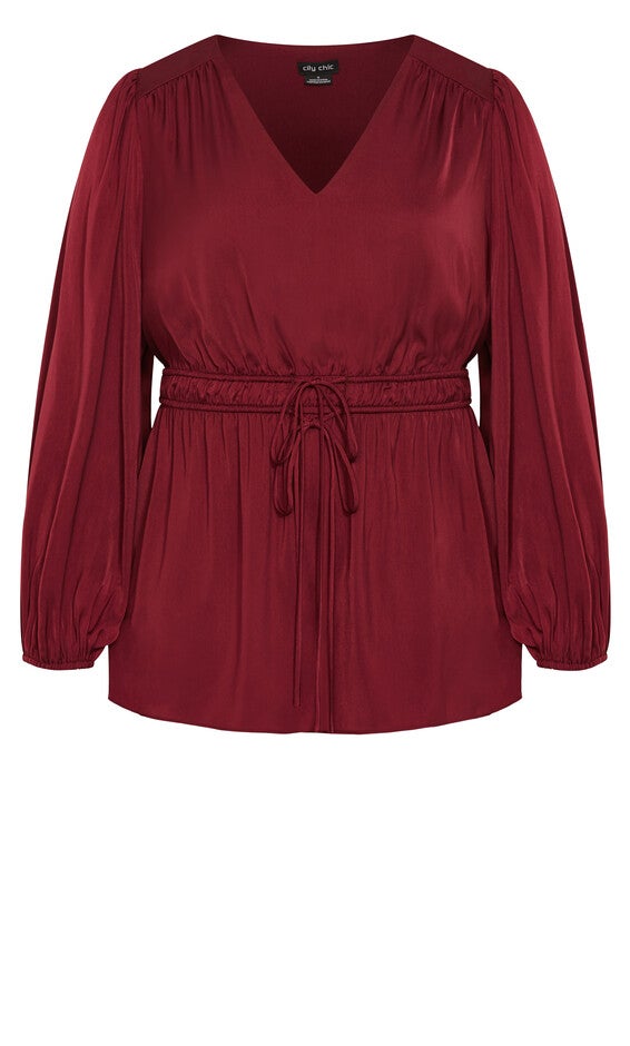 Aubree Shirt - cabernet, RED, alternate image number null