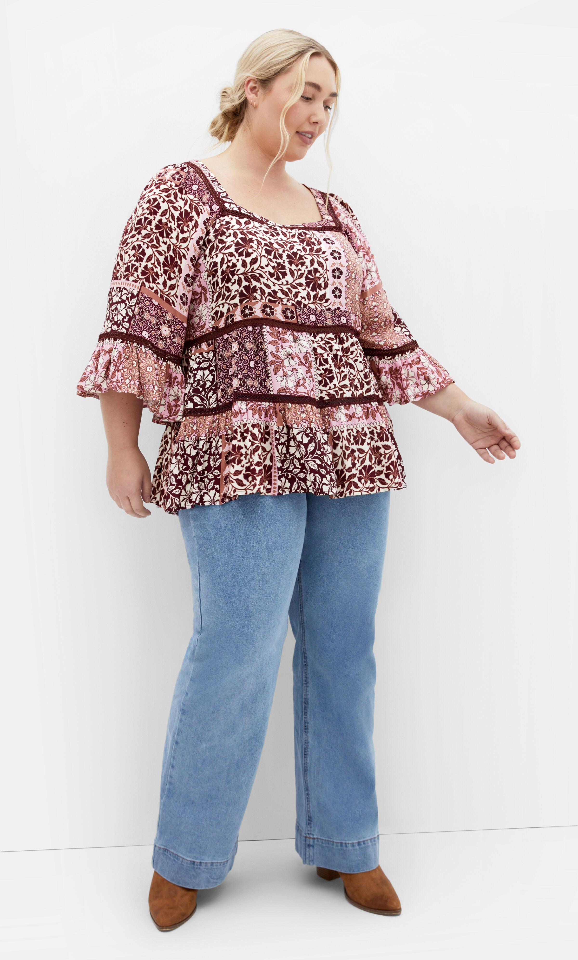 Lailah Top - amethyst, PURPLE, alternate image number 1