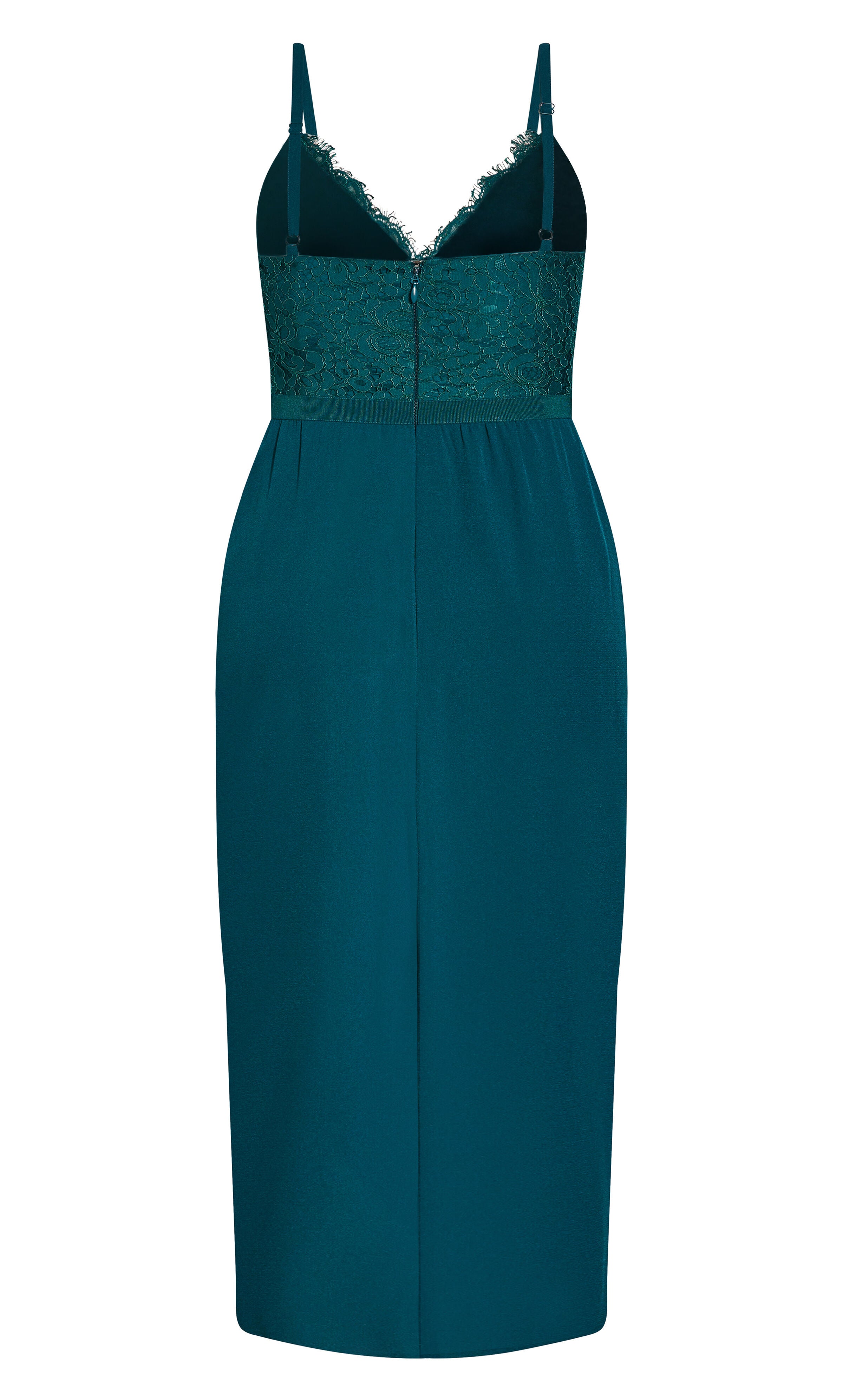 Lace Touch Dress - emerald, GREEN, alternate image number 4