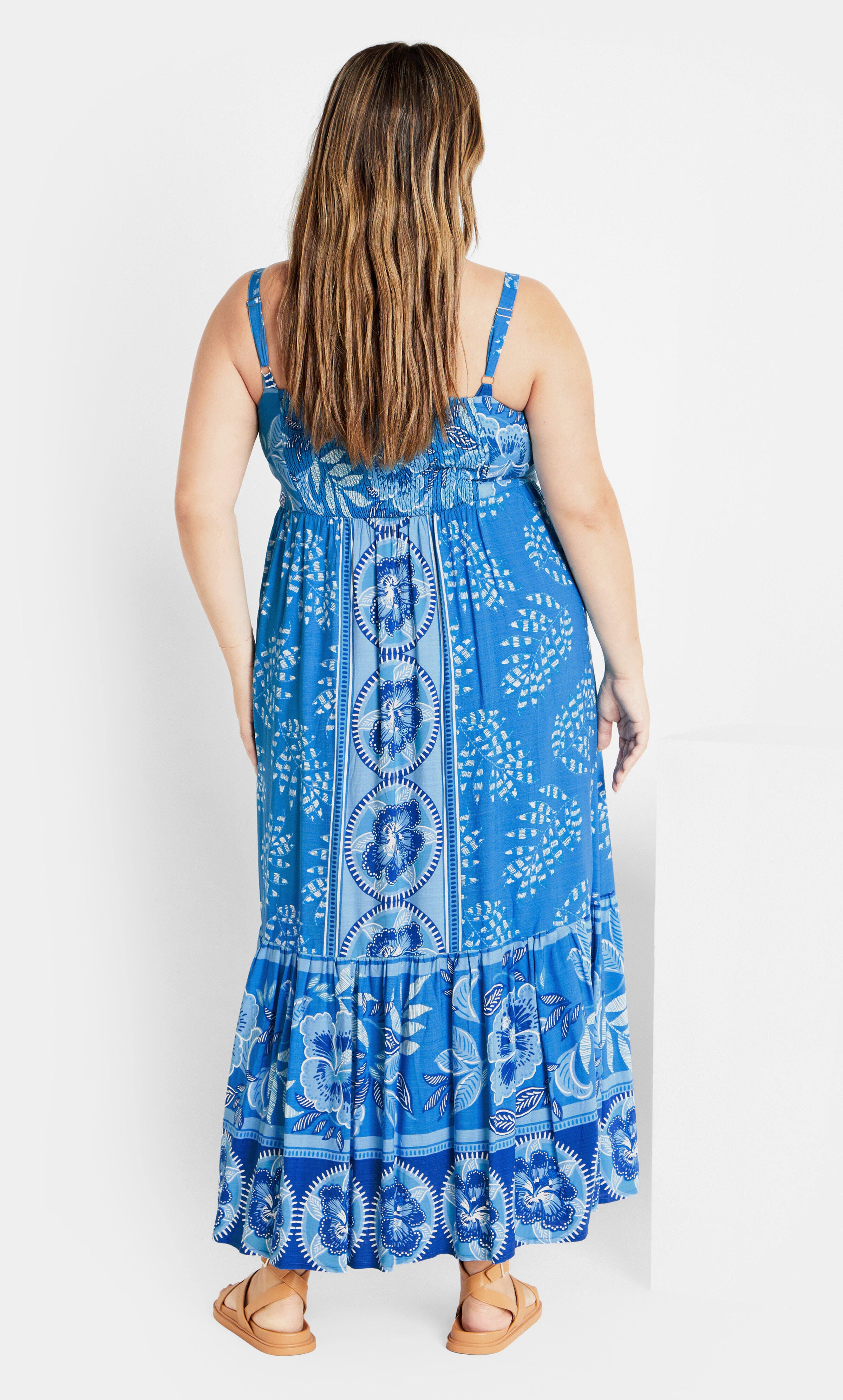 Eden Placement Maxi Dress - ice blue, BLUE, alternate image number 2