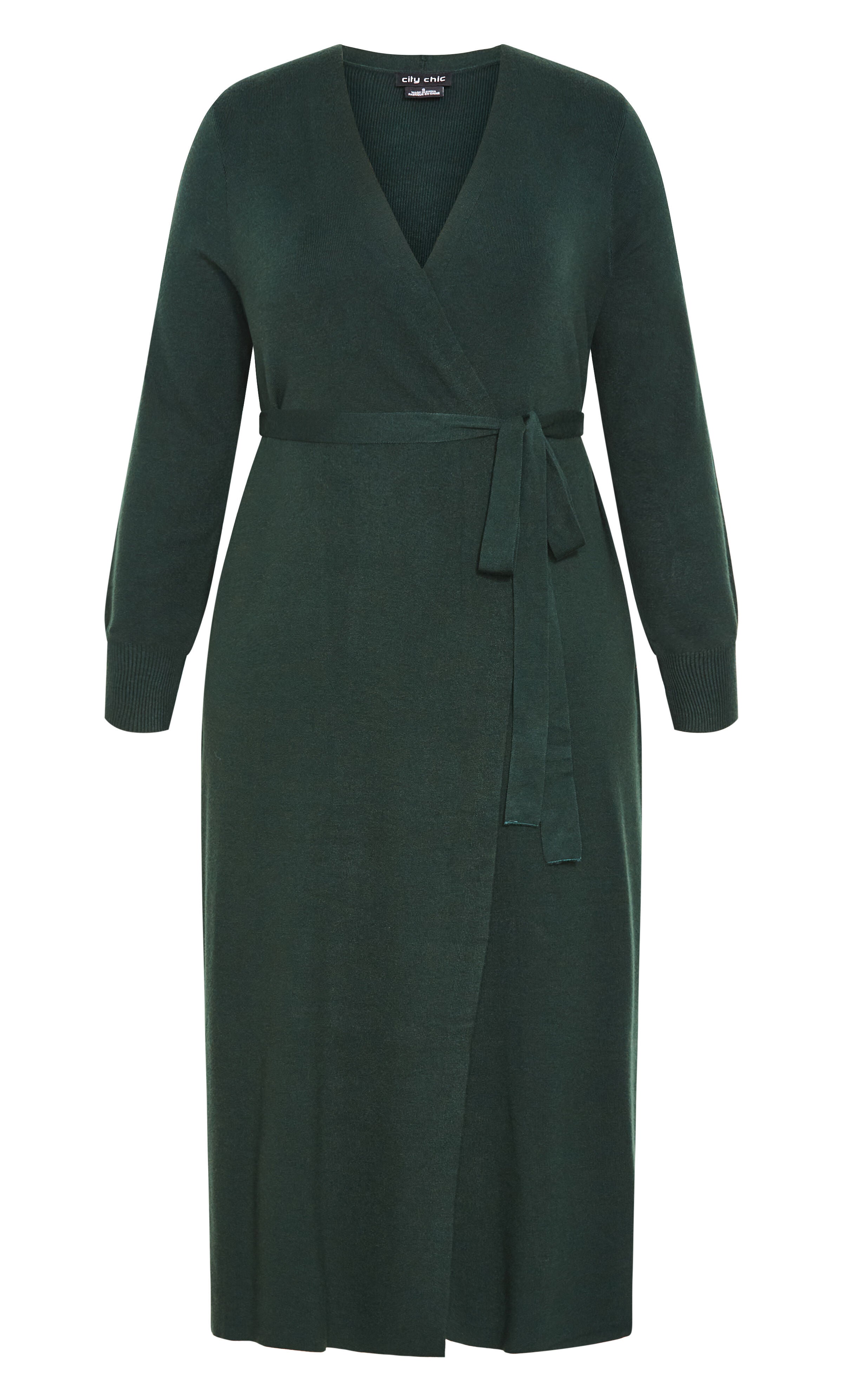 Goldie Longline Cardigan - hunter, GREEN, alternate image number 3