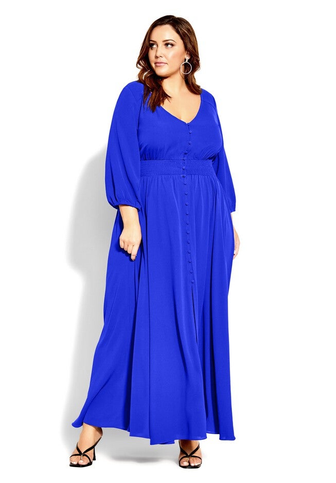 Desire Maxi Dress - cobalt, BLUE, hi-res image number null
