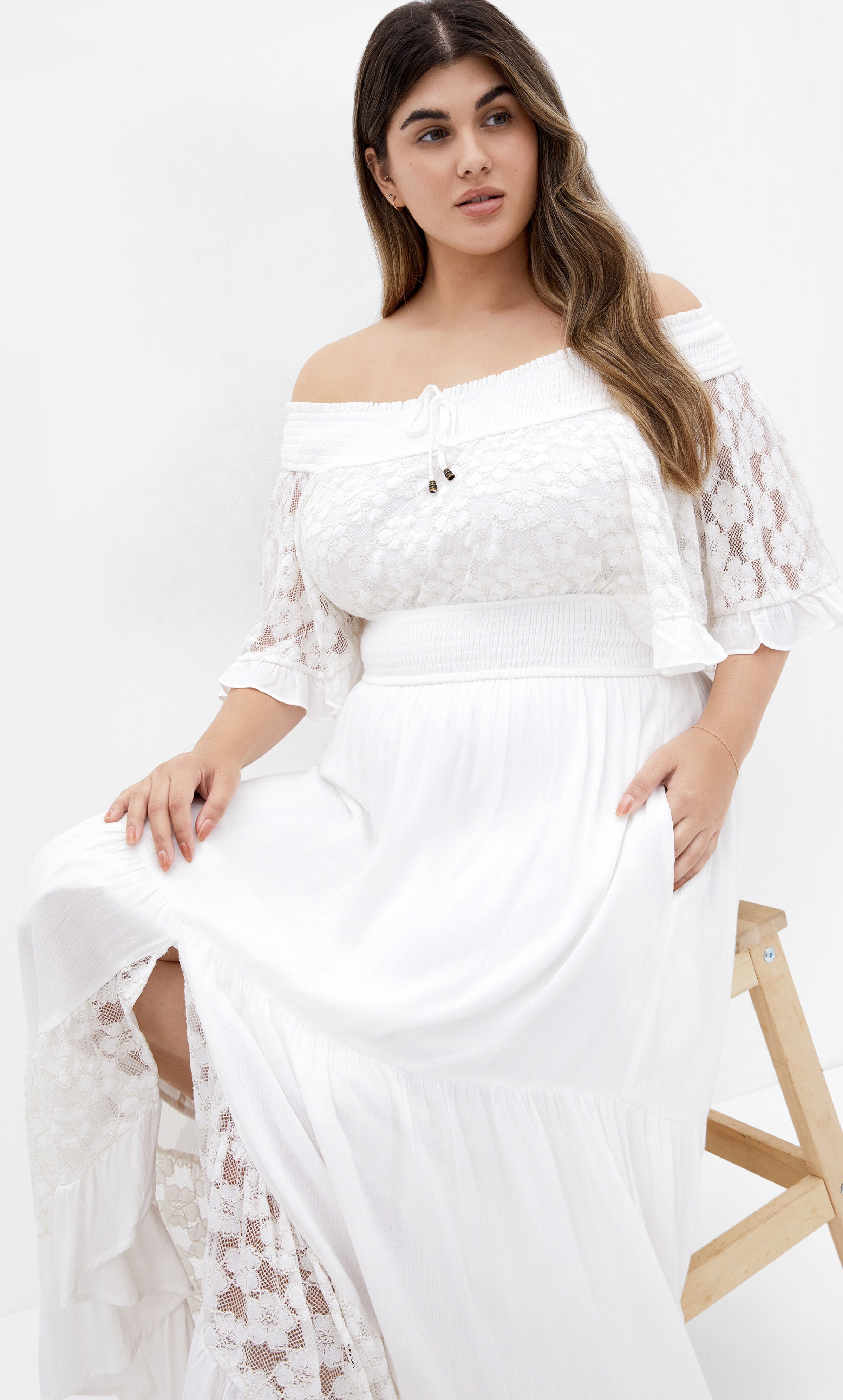 Spellbound Dress - ivory, WHITE, alternate image number 2