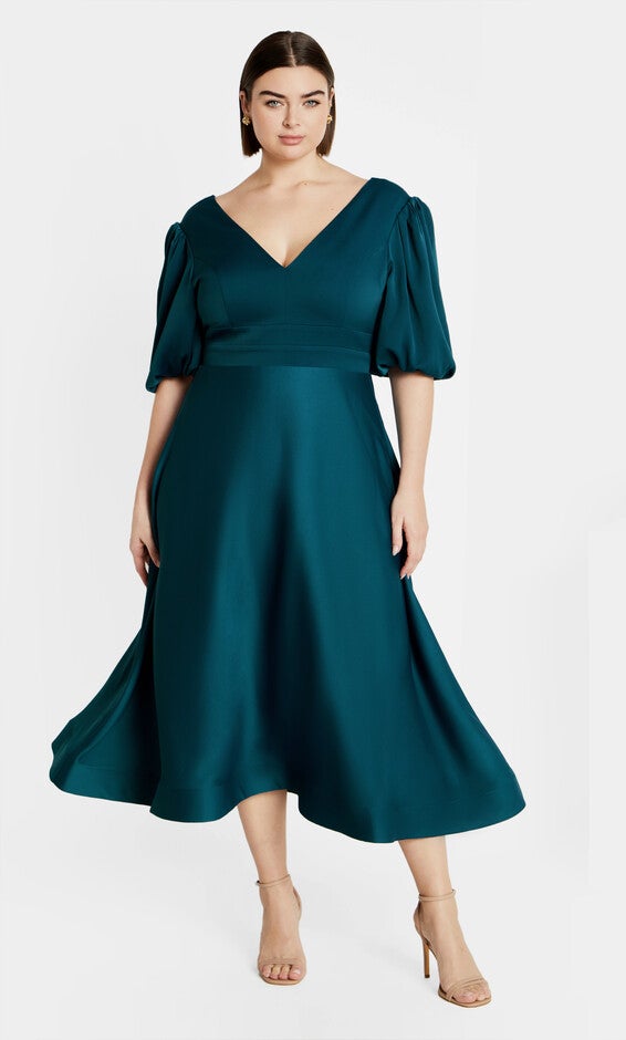 Lula Dress - teal, TEAL, hi-res image number null