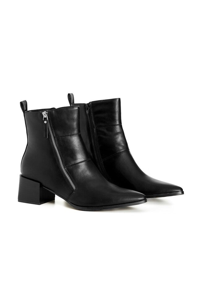 WIDE FIT Yasmin Ankle Boot - black, BLACK, alternate image number null