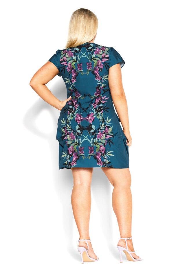 Nadia Zip Tunic - teal, GREEN, on-hover image number 1