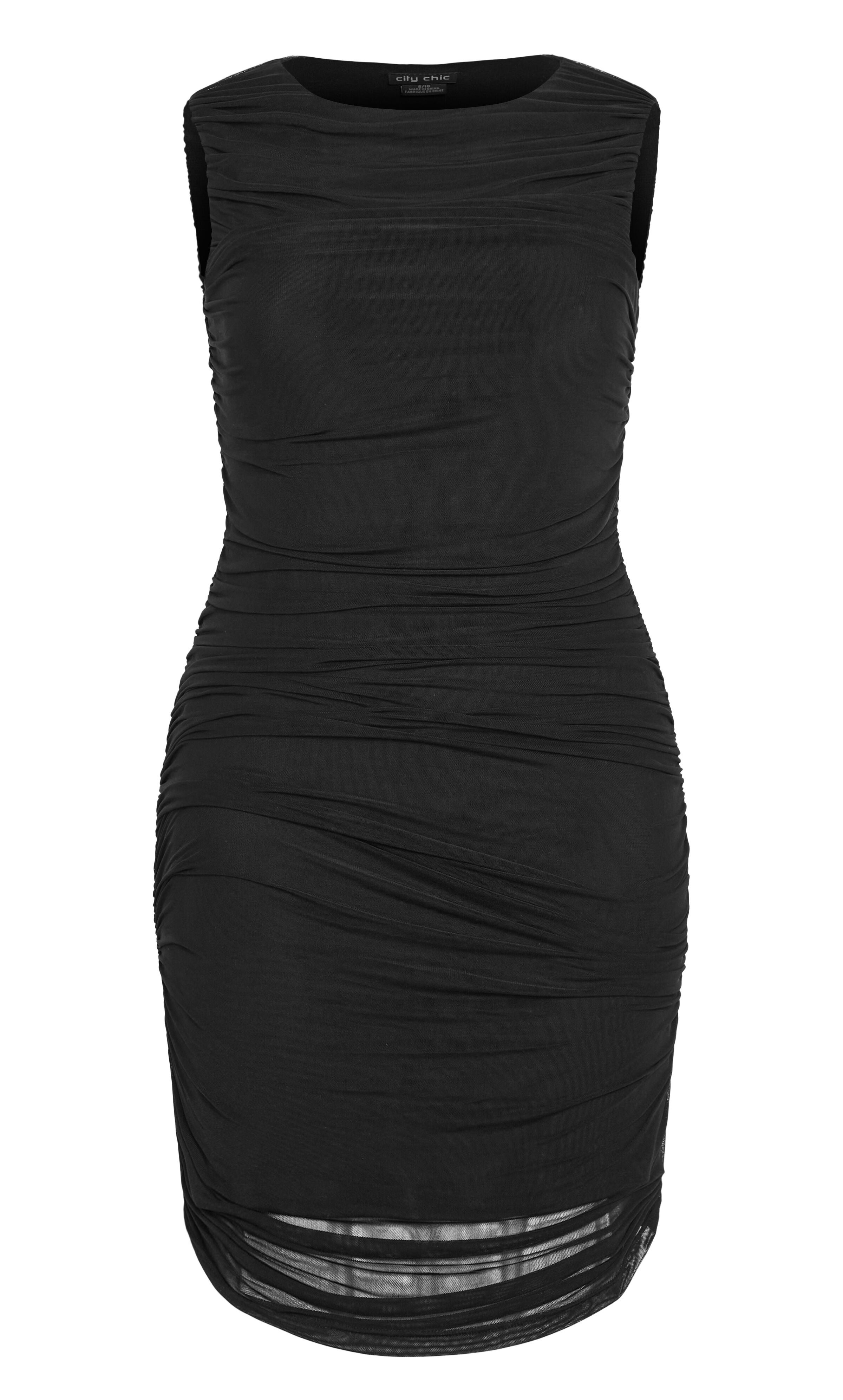 Halo Dress - black, BLACK, alternate image number 4