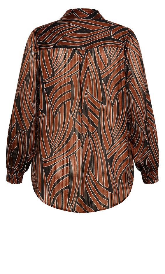 Madelyn Shirt - brown, BLACK, alternate image number 5
