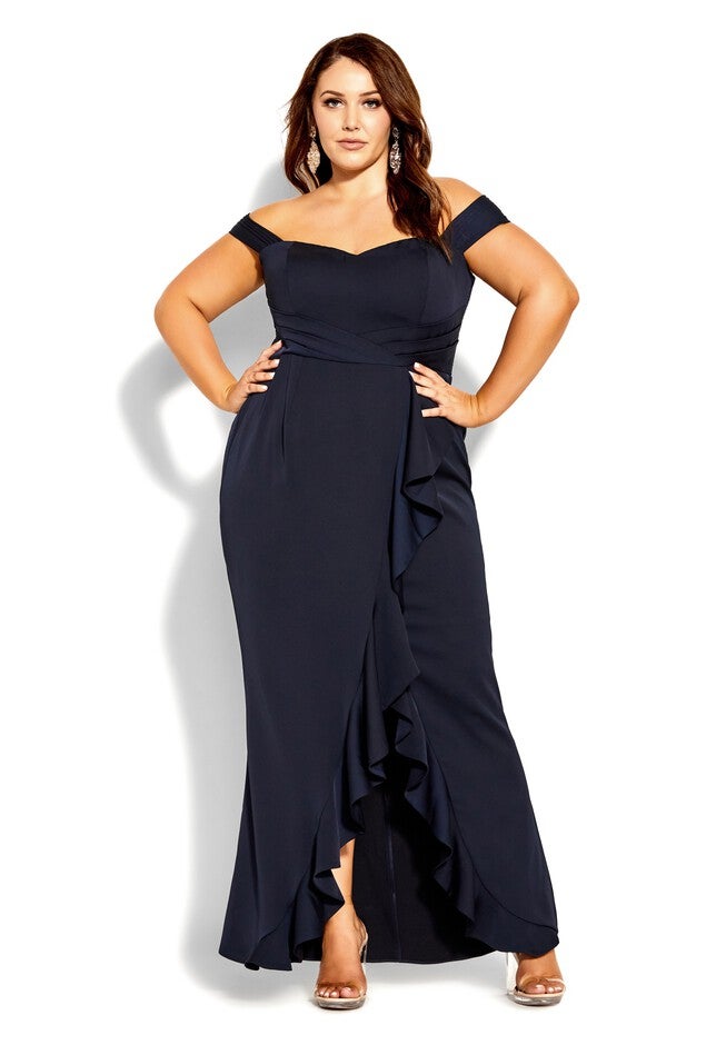 Hypnotize Maxi Dress - dark navy, BLUE, on-hover image number null