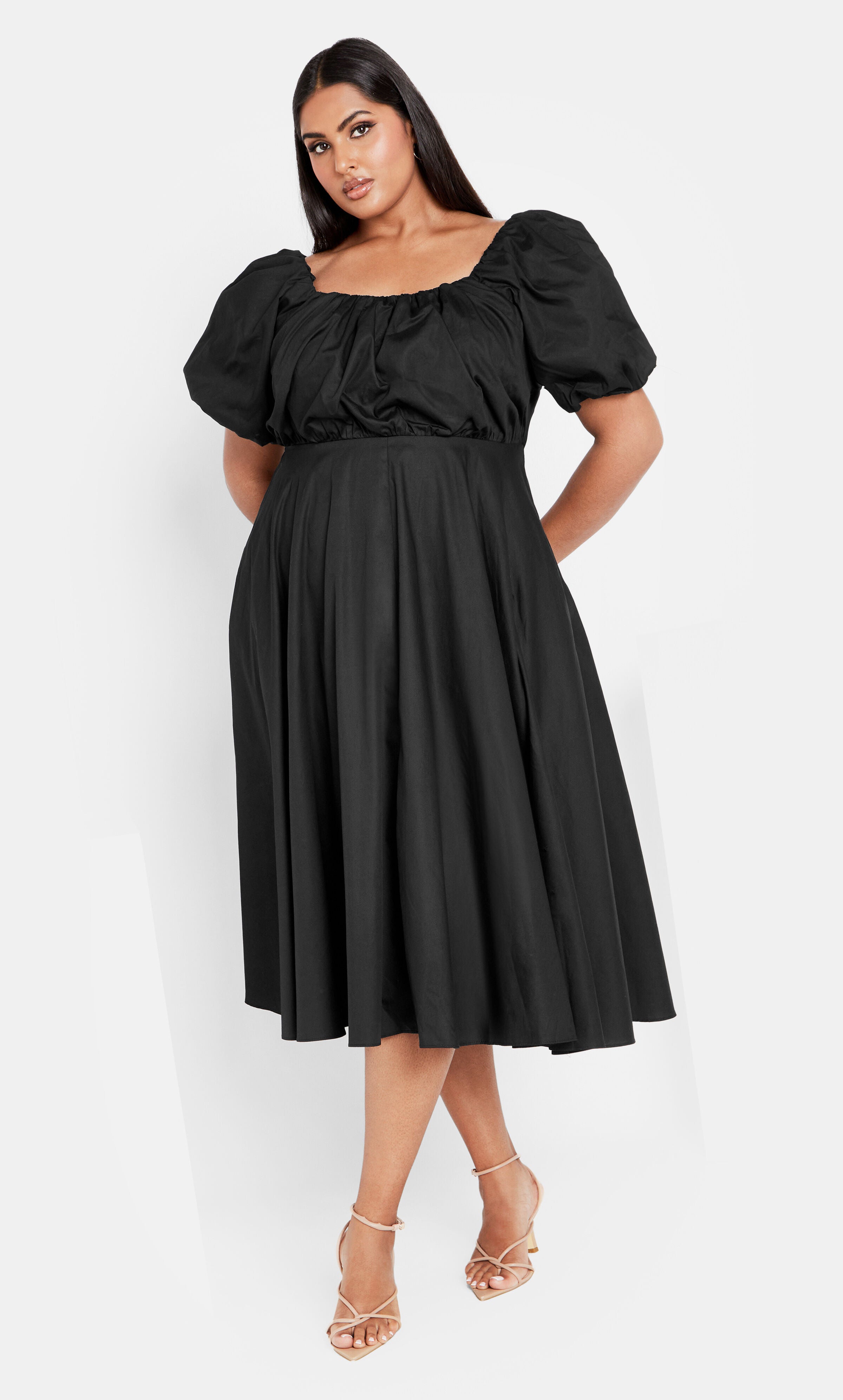 Rosabella Dress, BLACK, alternate image number 2
