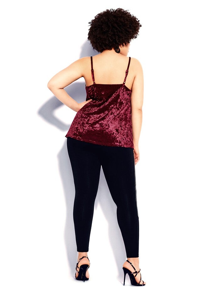 Velvet Lust Cami - ruby, RED, alternate image number null