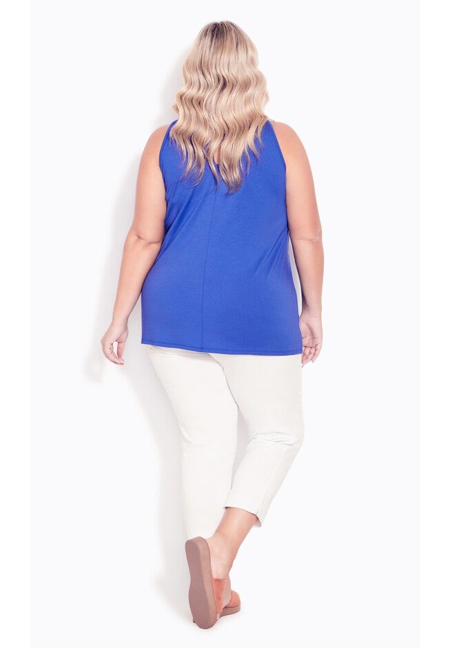 Nadia Beaded Top, DAZZLING BLUE, alternate image number 4