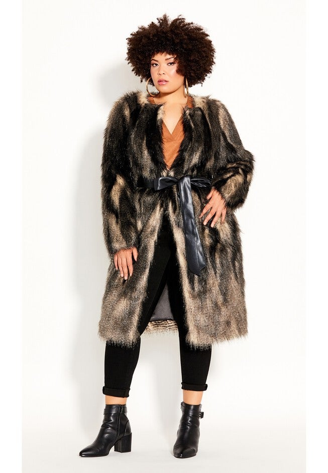 70's Diva Coat - black, BLACK, alternate image number 2