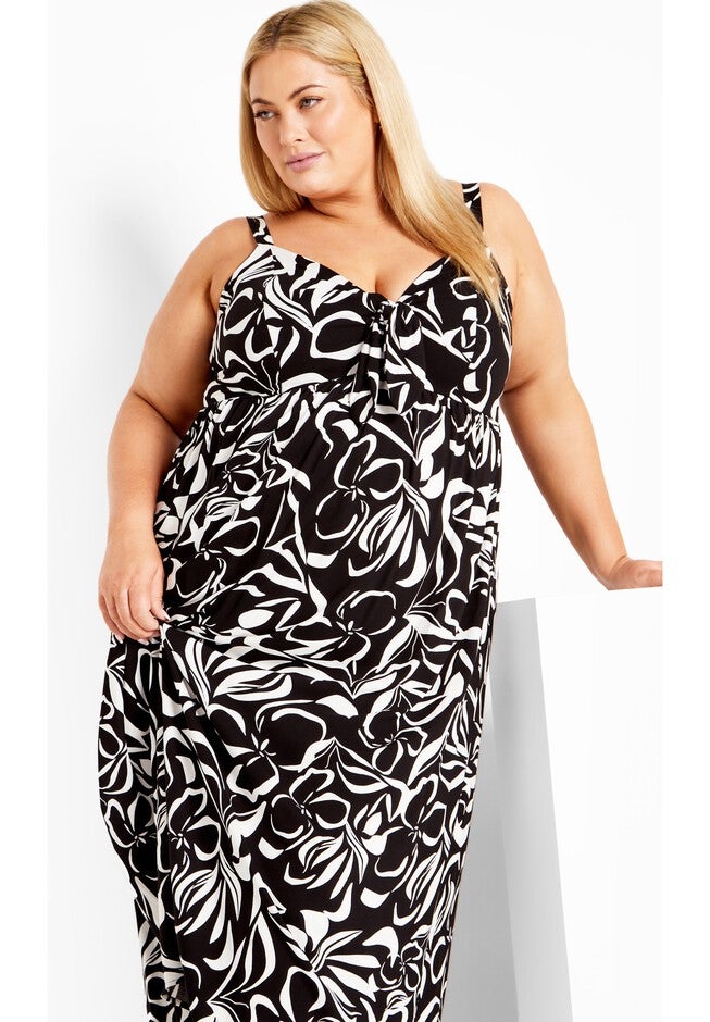 Evie Print Maxi Dress, WISHFUL THINKING, hi-res image number null