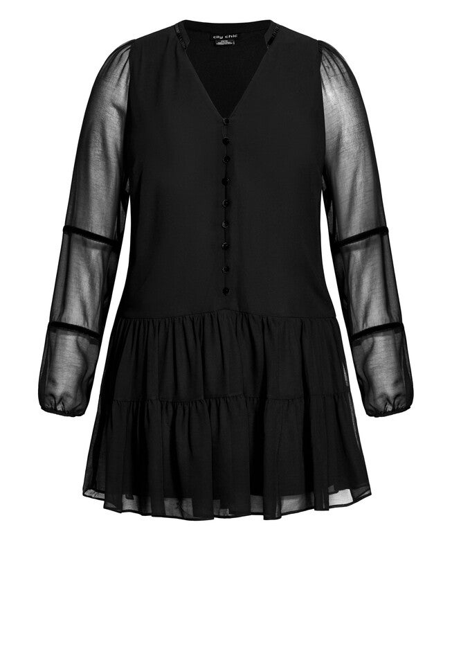 Melanie Dress - black, BLACK, alternate image number null