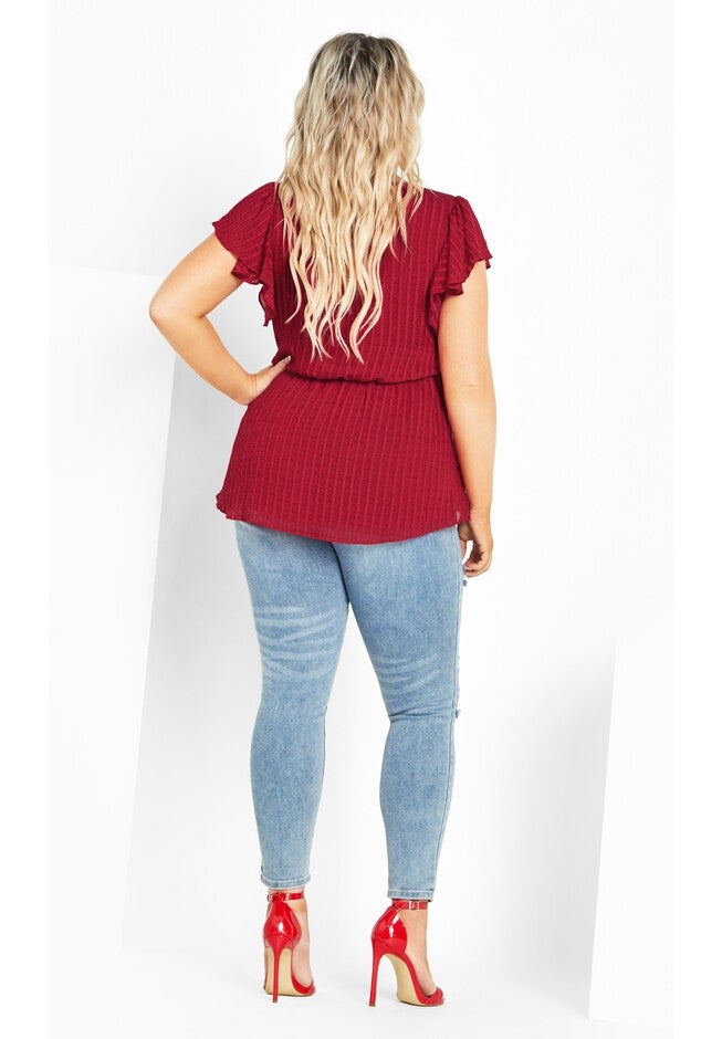 Evoke Top - love red, RED, alternate image number null