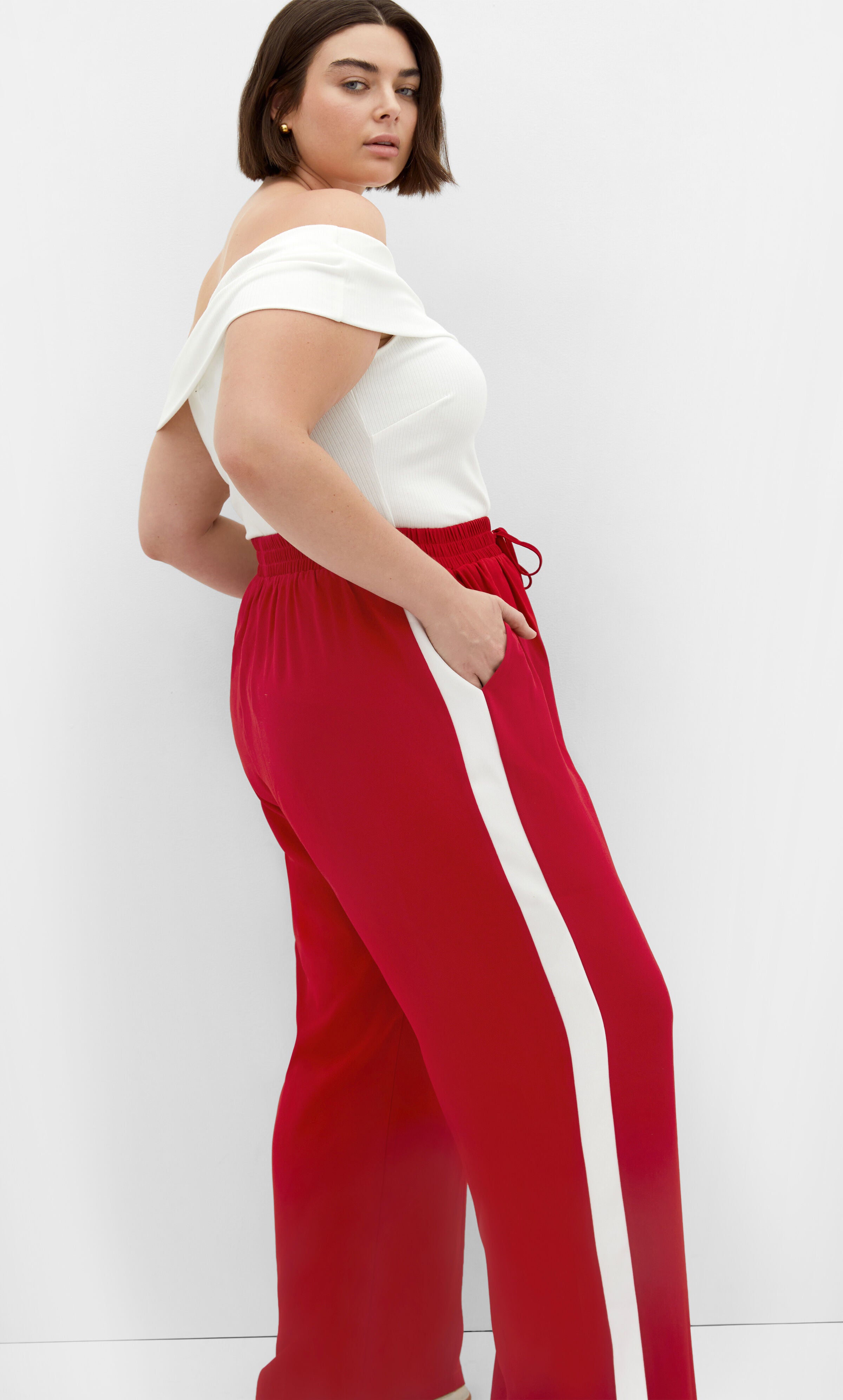 Lilia Pant - red, RED, alternate image number 1