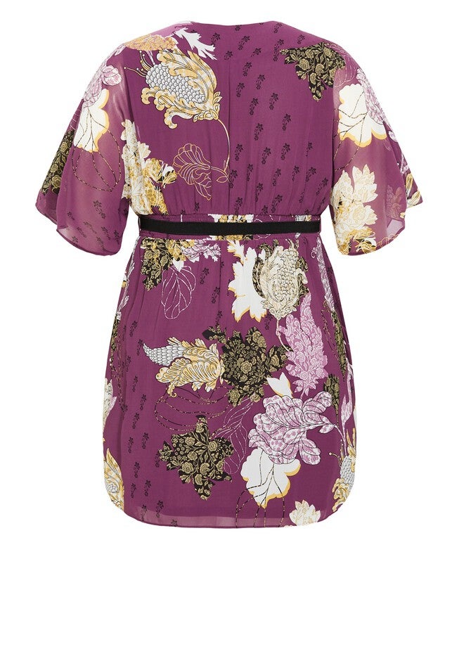 Jillian Dress - purple, PURPLE, alternate image number null