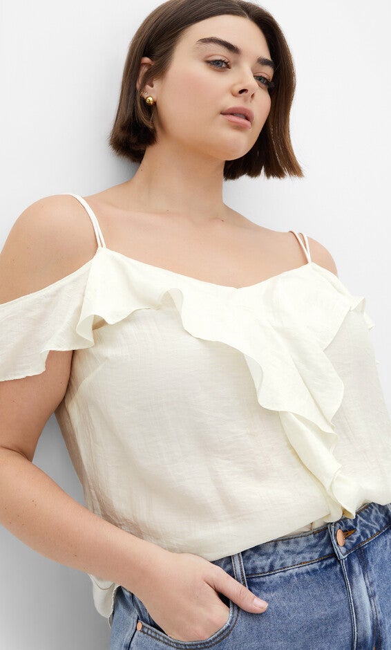 Aliya Top - butter, YELLOW, alternate image number 2