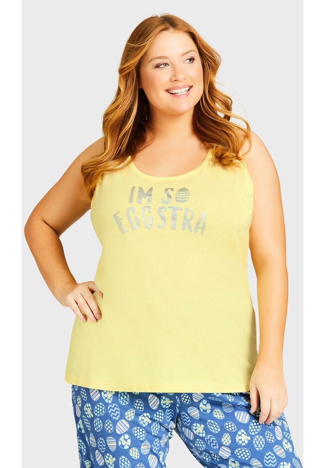 Eggstra Sleep Tank, EGGSTRA PRINT, hi-res image number null