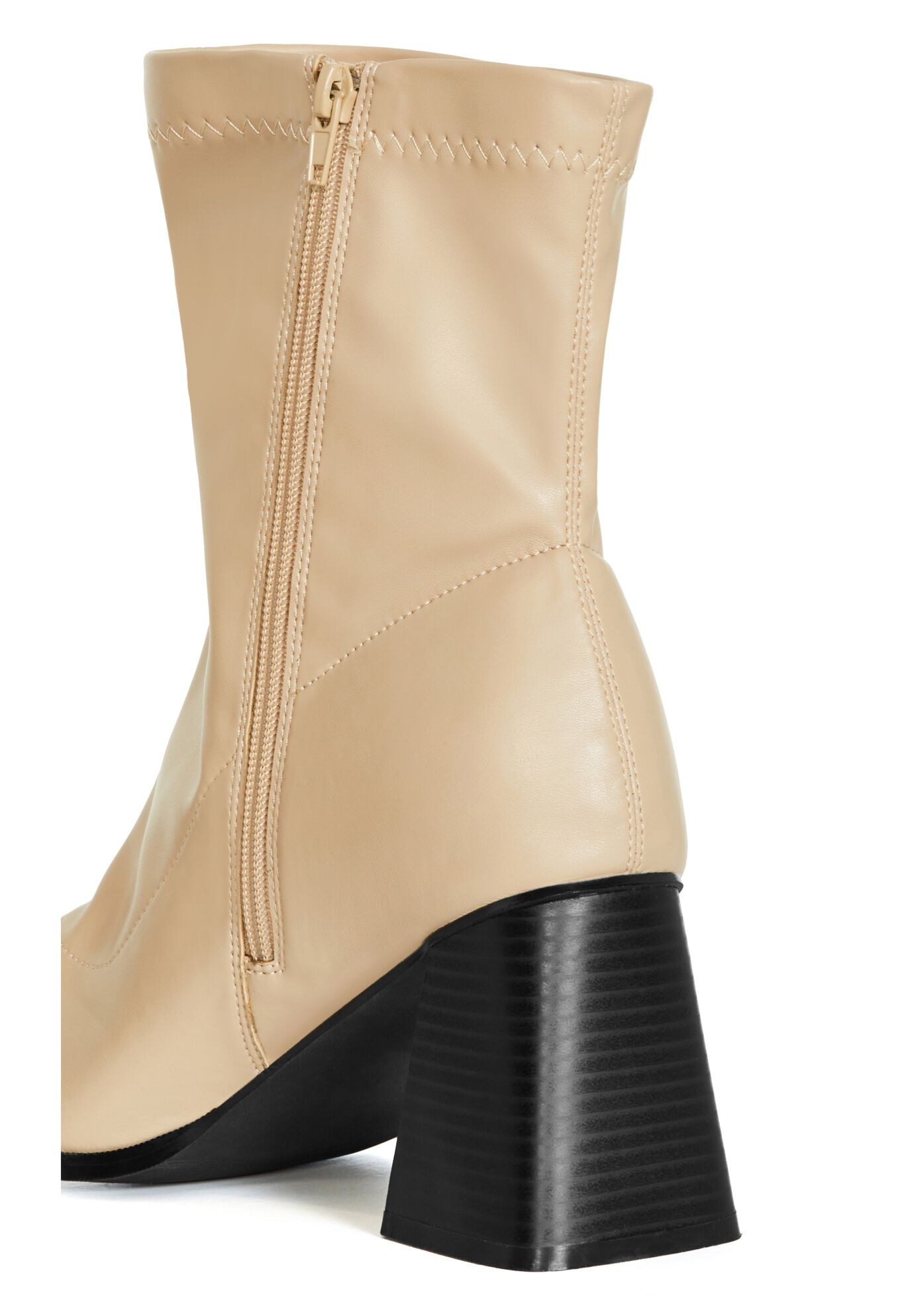 WIDE FIT Robbie Ankle Boot - bone, BONE, alternate image number 6