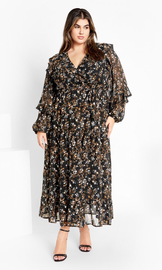 Lila Maxi Dress - black, BLACK, alternate image number 1