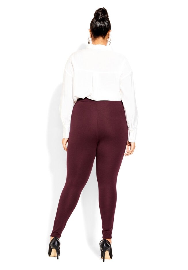 Gabriella Pant - oxblood, RED, alternate image number null