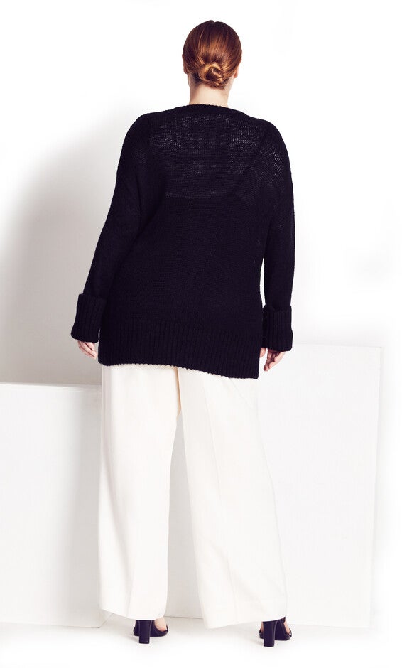 Scarlett Sweater - black, BLACK, alternate image number null