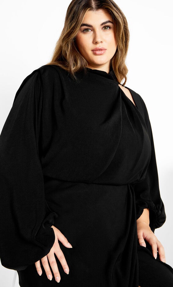 Jaylee Dress - black, BLACK, alternate image number null