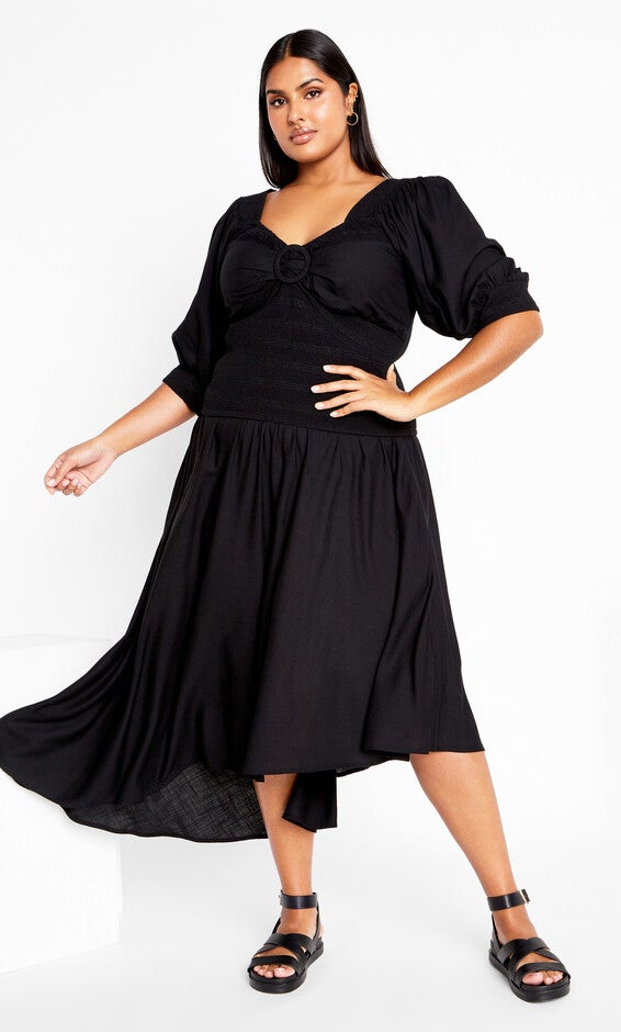 Flora Plain Top - black, BLACK, alternate image number null