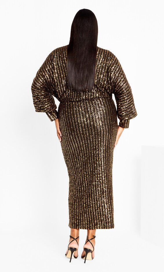Tilly Sequin Dress - bronze, BRONZE, alternate image number null