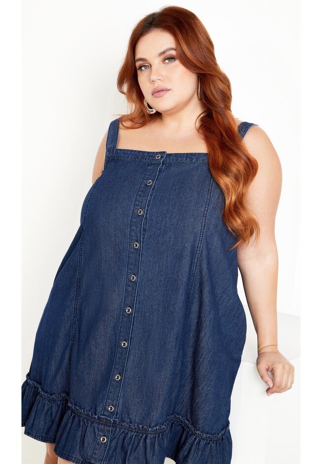 DRESS ISLAND DENIM, BLUE, on-hover image number null