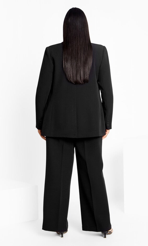 Oversized Alexis Blazer Jacket - black, BLACK, alternate image number null