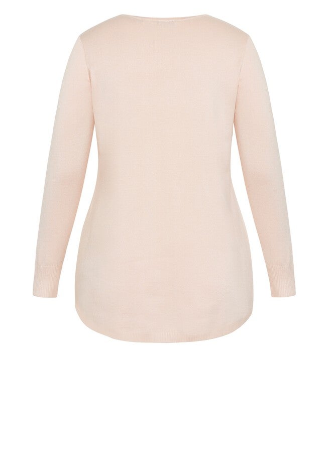 Sequinela Sweater, BLUSH, alternate image number null