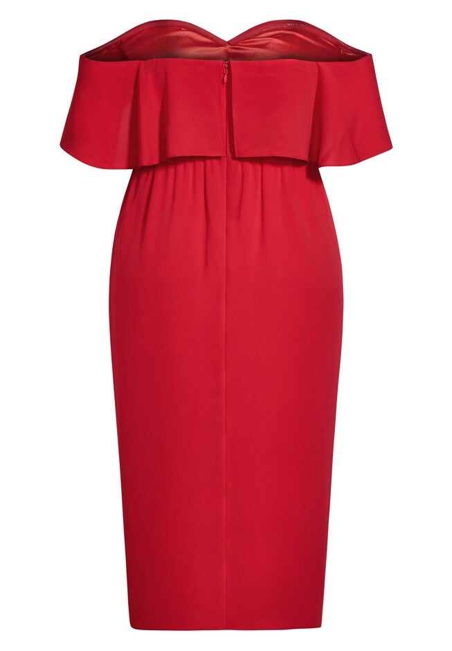 Va Va Voom Dress - scarlet, RED, alternate image number null