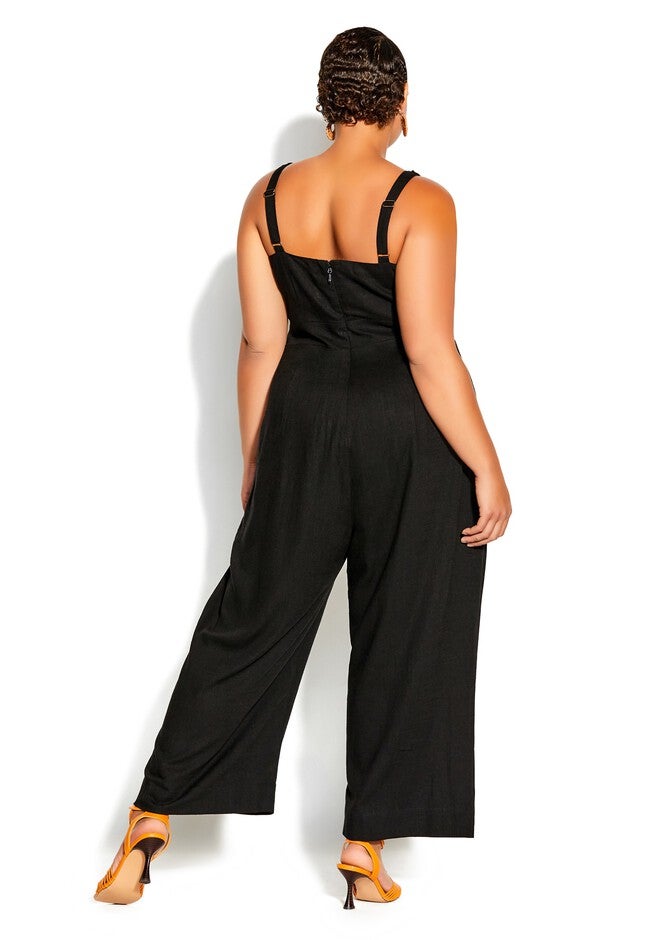 Paradise Jumpsuit - black, BLACK, alternate image number null