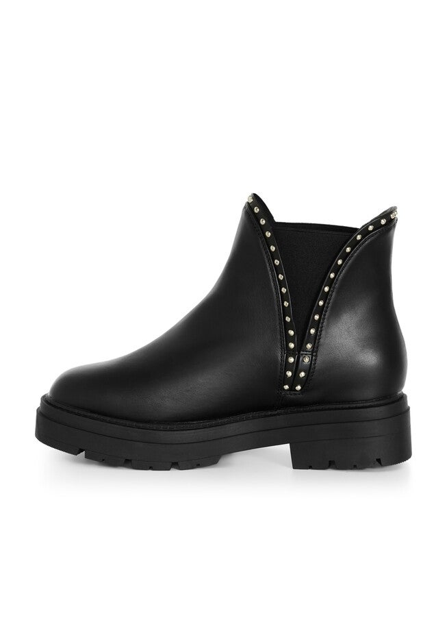 Gia Stud Ankle Boot, BLACK, alternate image number null