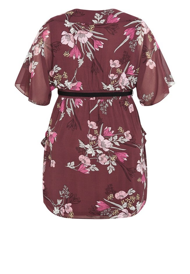 Lila Dress - oxblood, RED, alternate image number null