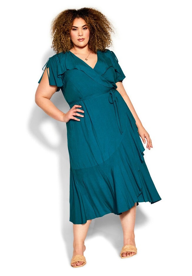 Fiesta Fun Maxi Dress - harbour blue, BLUE, hi-res image number 0