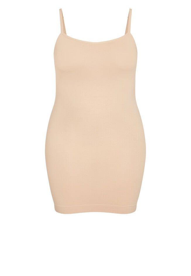 Strappy Seamless Slip, NATURAL, alternate image number null