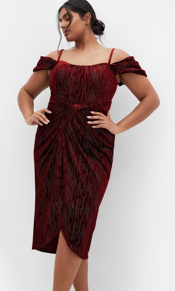 Jayla Dress - berry, RED, alternate image number null