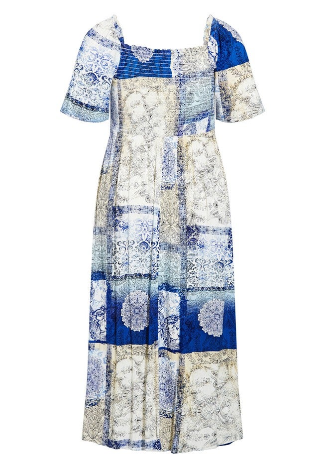 Faux Wrap Dress, TILE, alternate image number 2