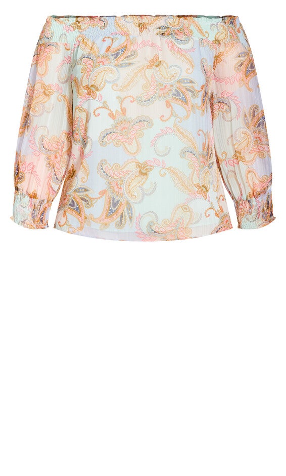 Painterly Floral Top - lilac, PURPLE, alternate image number null