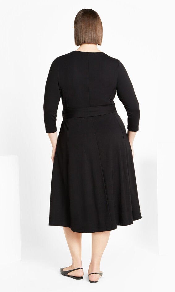 Presley Dress - black, BLACK, alternate image number null
